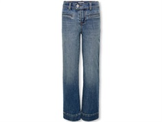 Kids ONLY wide jeans medium blue denim with front pockets